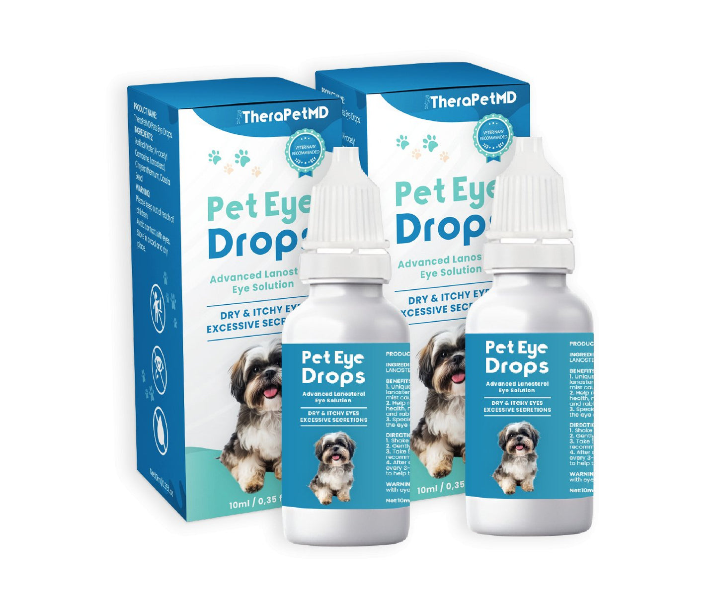 2x TheraPet Dog Eye Drops - TheraPetMD