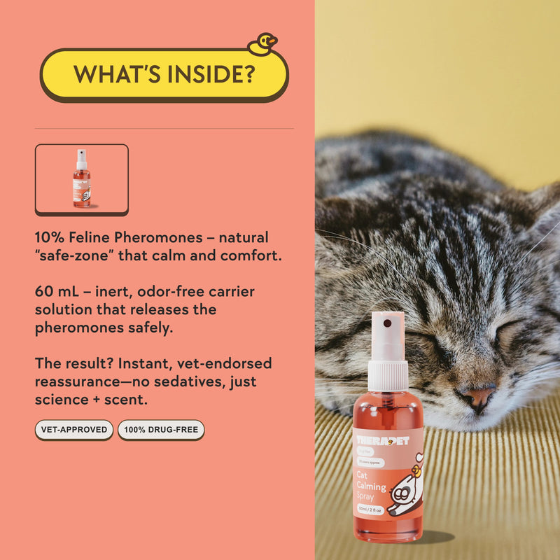 Cat Calming Spray - TheraPetMD - TheraPetMD