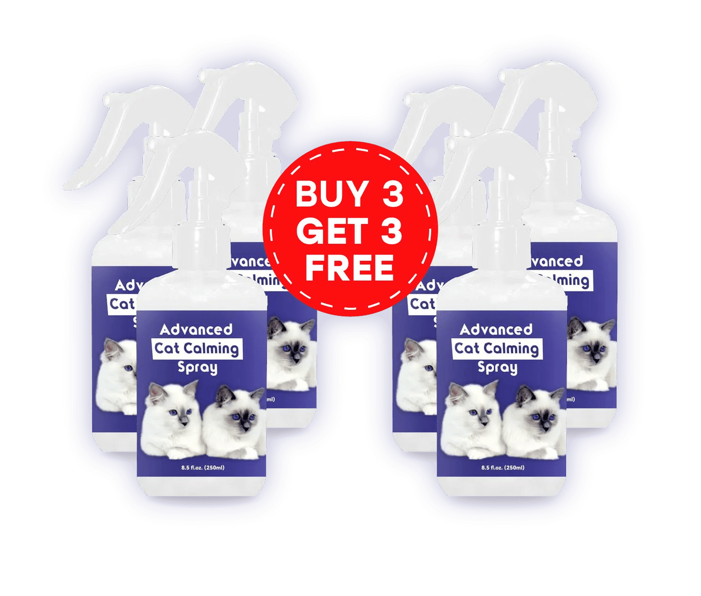 TheraPet 250mL Cat Calming Spray BUY 3 GET 3 - TheraPetMD